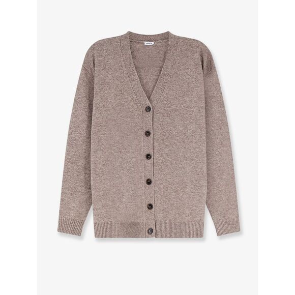 ASPESI Sweaters - Aspesi Women Wool And Cashmere Blend Cardigan